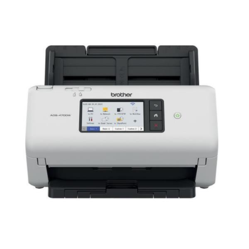 BROTHER ADS-4700W SCANNER DOCUMENTALE A4 WI-FI ADF 80FF DUPLEX DISPLAY TOUCH 10.9cm LAN USB 3.0 40PPM 600x600 dpi